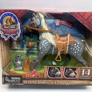 Blue Ribbon Champion Morgan Horse Deluxe Horse Set Sunny Days
